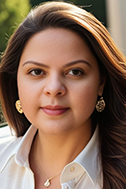 A headshot of Urooj Fatima