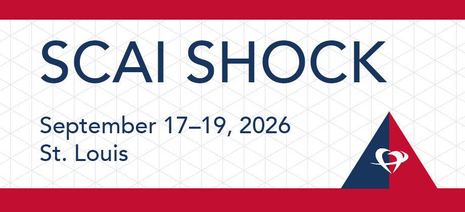 SCAI SHOCK, September 17–19, 2026, St. Louis
